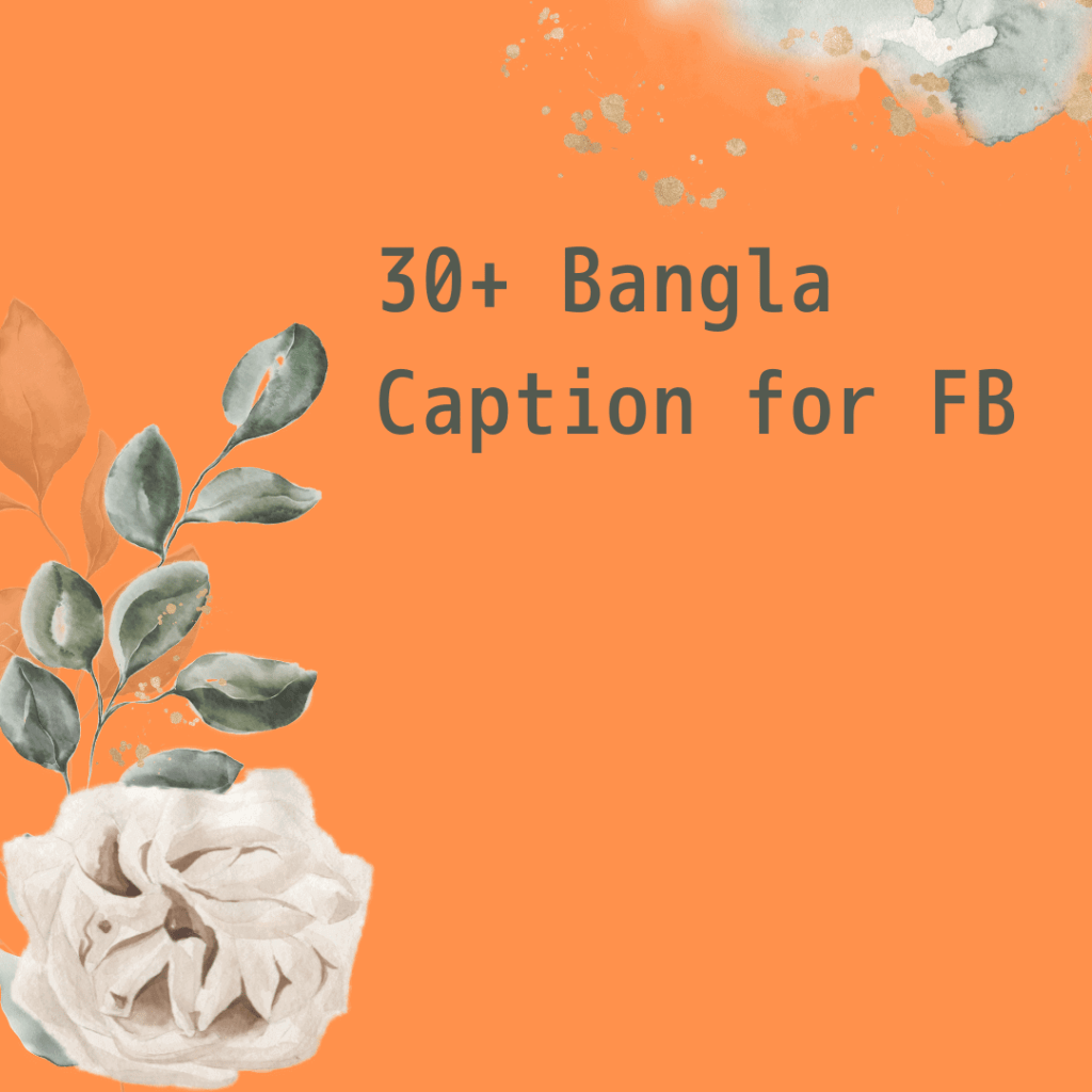 30+ Bangla Caption for FB