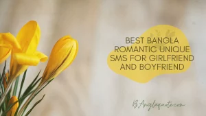 Best Bangla Romantic Unique Sms for Girlfriend and Boyfriend